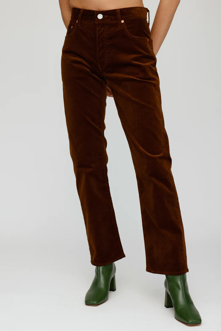 MV Slater Corduroy Straight - Camel by Moussy | 25 South Boutiques