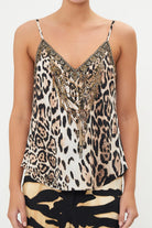 V Neck Bias Cami - Cool For Cats by Camilla | 25 South Boutiques