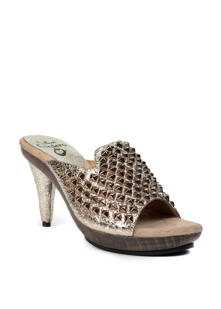 Studded Heels - Gold by Calleen Cordero | 25 South Boutiques