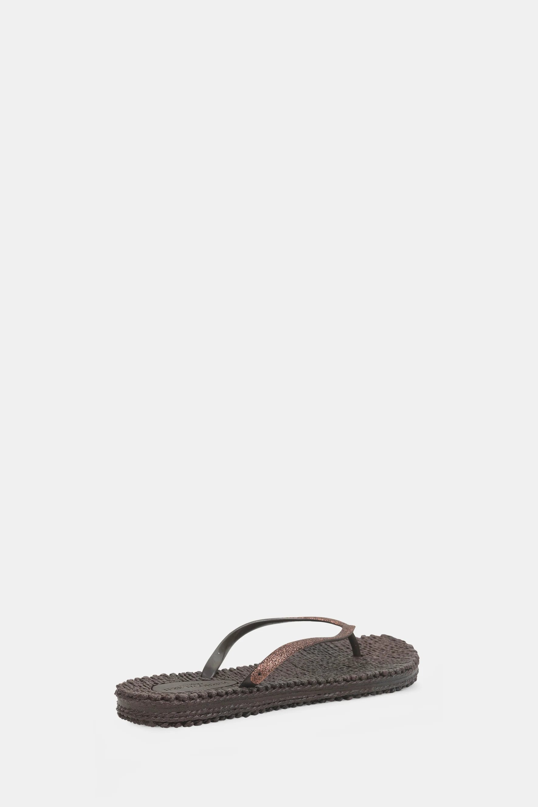 Cheerful Glitter Flip Flops - Prune by Ilse Jacobsen — view 3