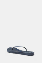Cheerful Glitter Flip Flops - Indigo by Ilse Jacobsen — view 3