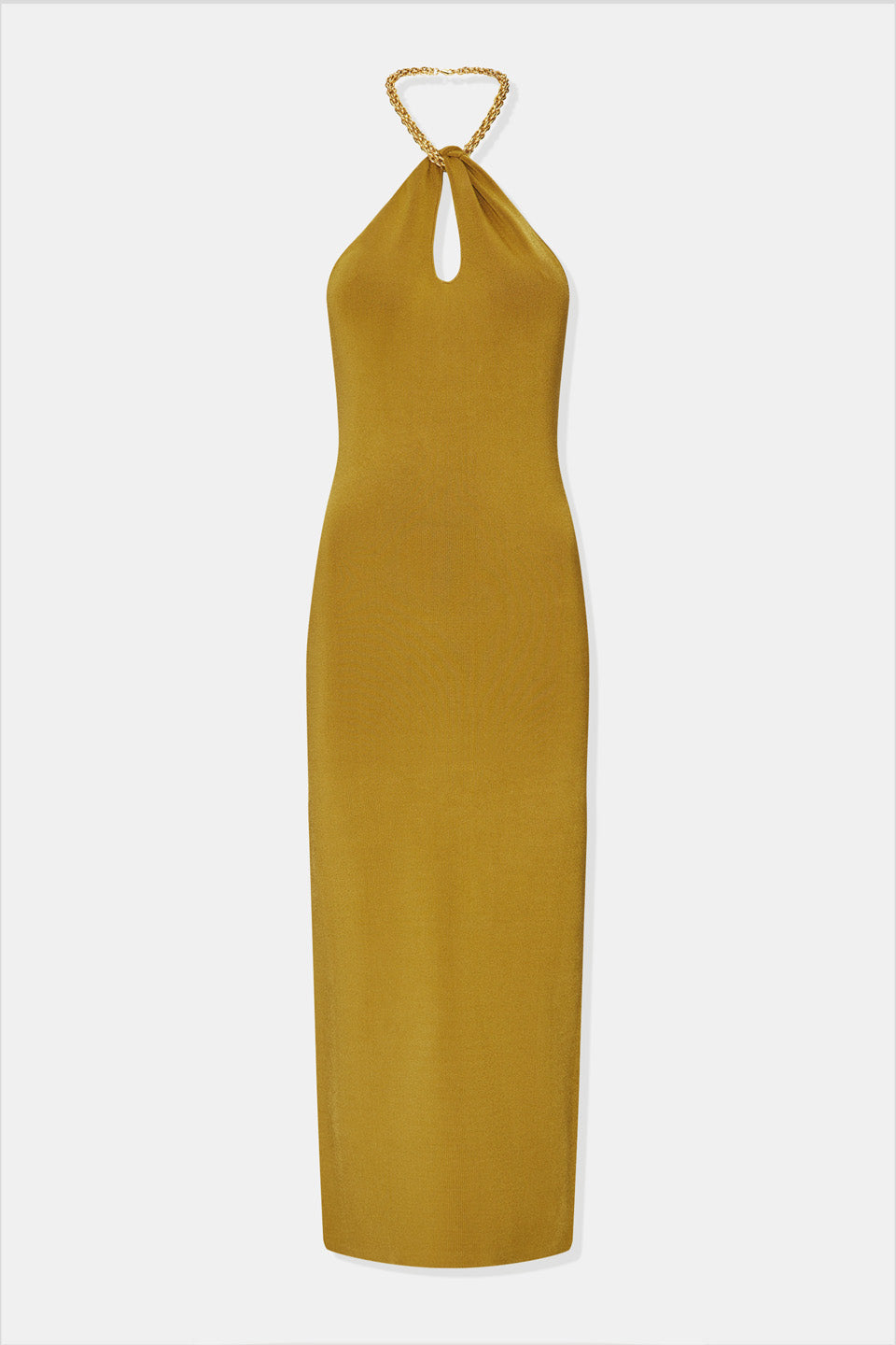 Cleopatra Dress - Olive by Galvan London — view 5