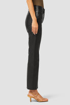 Remi High Rise Straight - Black Leatherette by Hudson — view 3