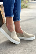 Warren Lug Water Resistent Sneaker - Doe Suede by Vince — view 3