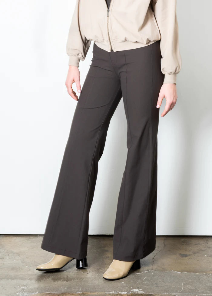 Ruthie Wide Leg Pant - Espresso by Elaine Kim — alternate view