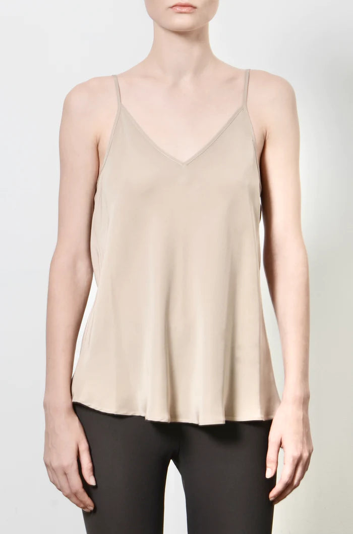 Henrietta Silk Camisole - Mushroom by Elaine Kim | 25 South Boutiques