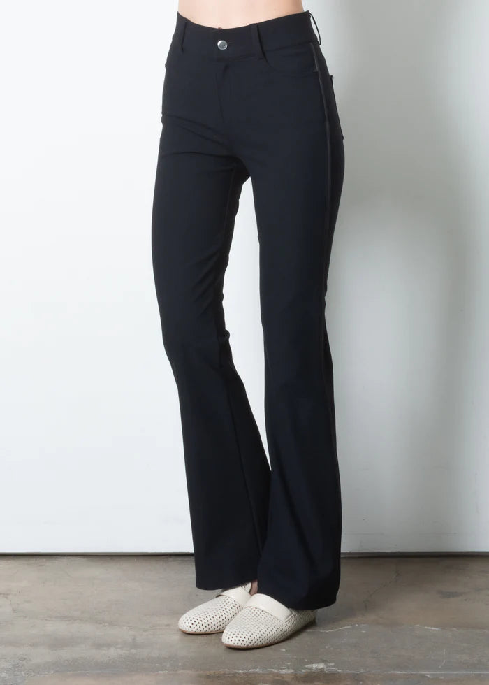 Timothy Tech Stretch Jean Flare Pant - Black by Elaine Kim | 25 South Boutiques