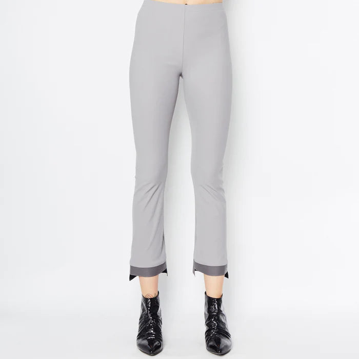 Olga Cropped Flare Pant - Iron by Elaine Kim | 25 South Boutiques