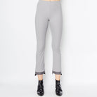 Olga Cropped Flare Pant - Iron by Elaine Kim | 25 South Boutiques