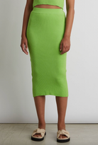 Mia Tube Skirt - Lime by Eleven Six — alternate view