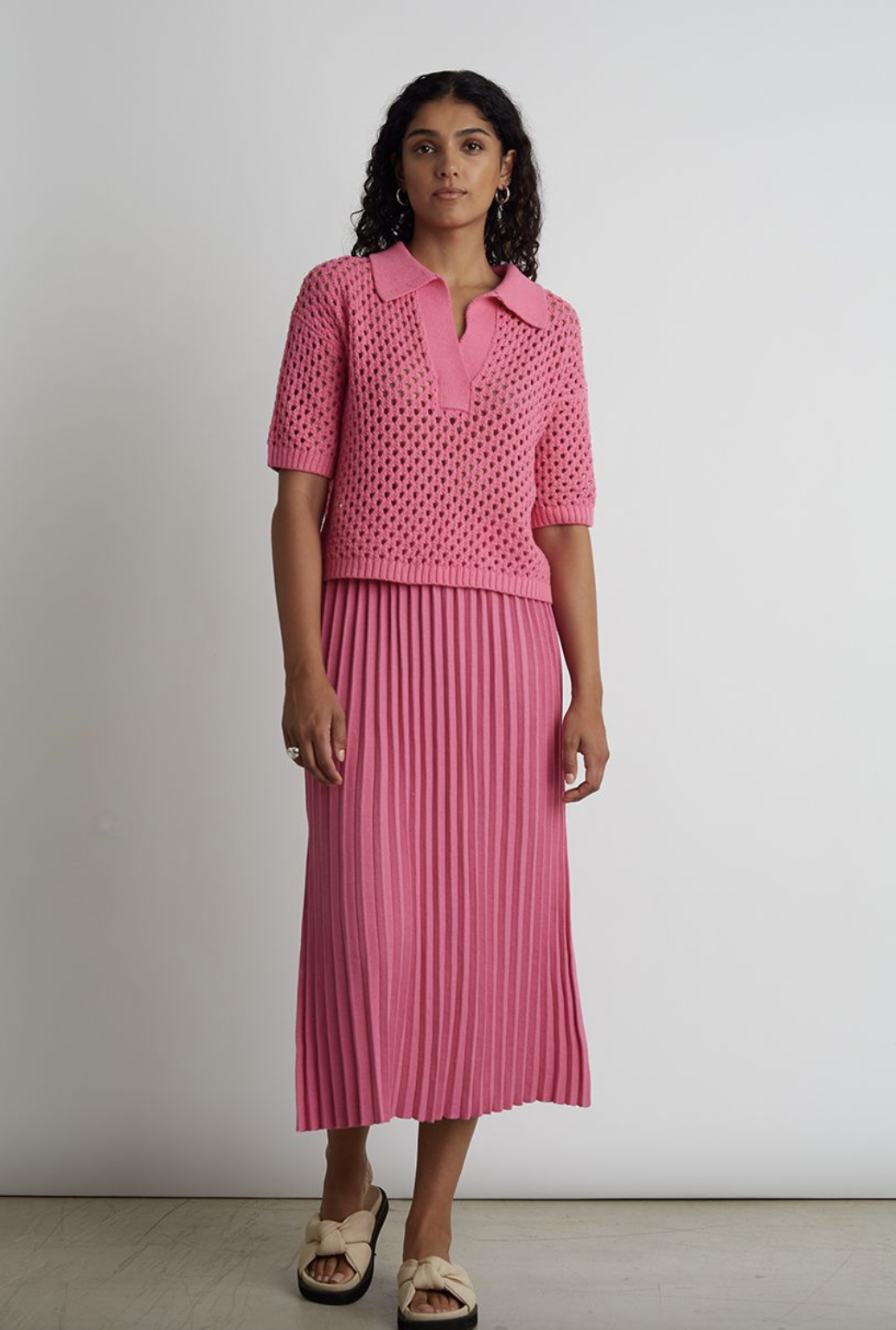 Violet Skirt - Taffy Pink by Eleven Six | 25 South Boutiques