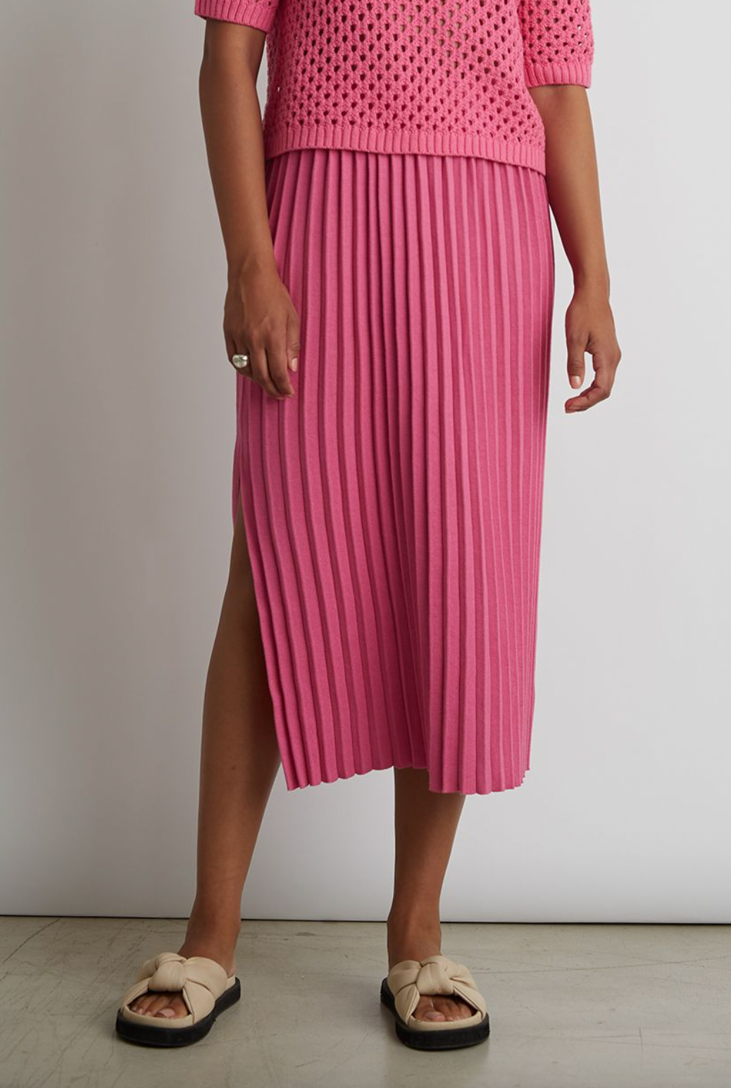 Violet Skirt - Taffy Pink by Eleven Six — alternate view