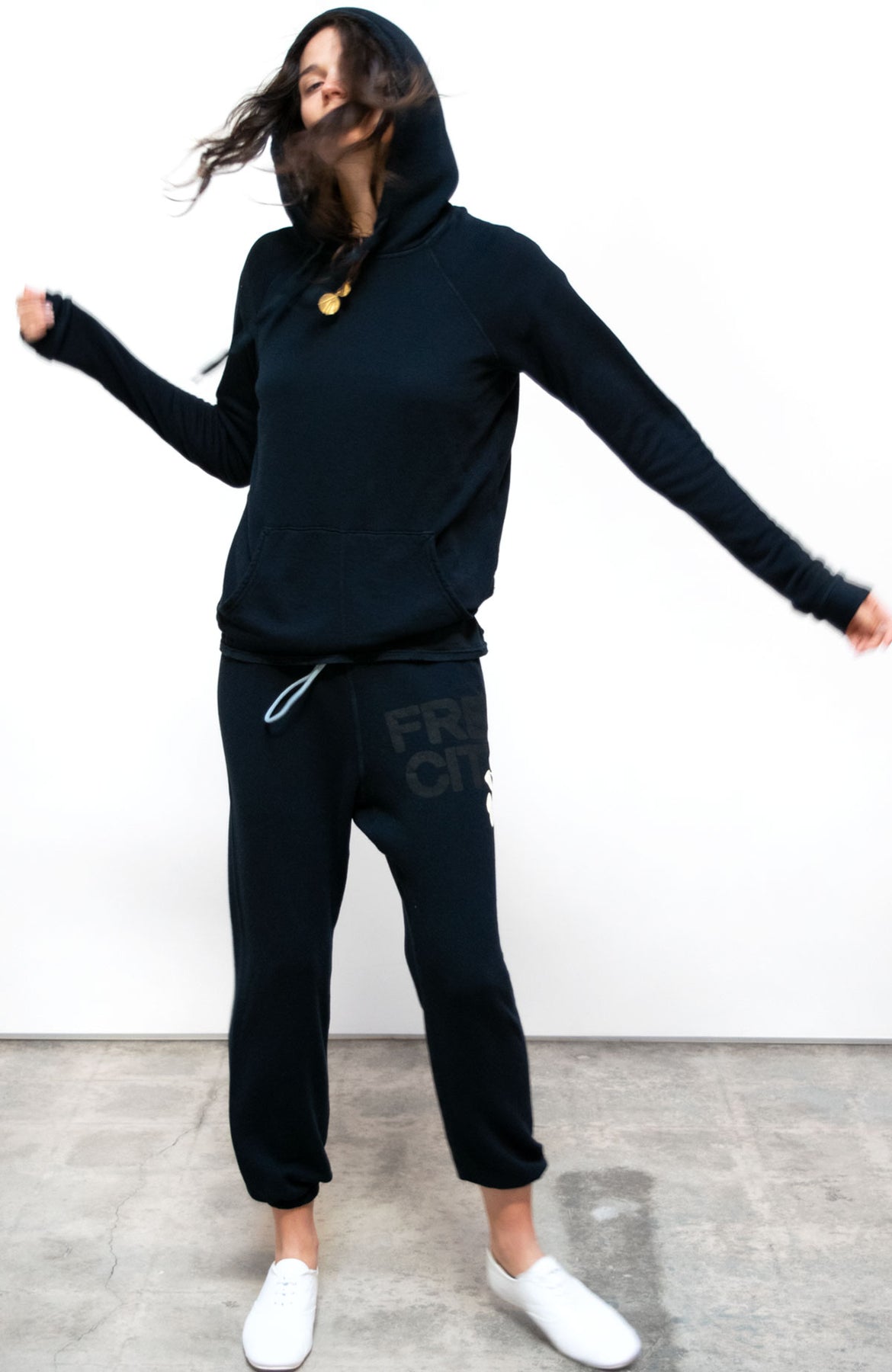 Superfluff Lux Pullover Hoodie - Deep Space by FreeCity — view 3
