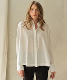 Fiona Shirt - Optic White by Hana San — alternate view