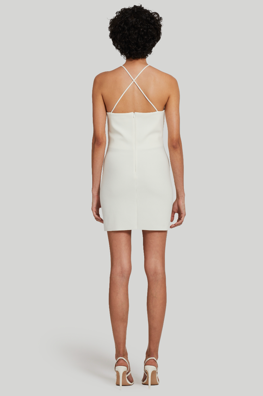Ronit Dress - Ivory by Amanda Uprichard — alternate view