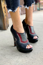 Anjuwd Heel - Black / Red by Calleen Cordero | 25 South Boutiques