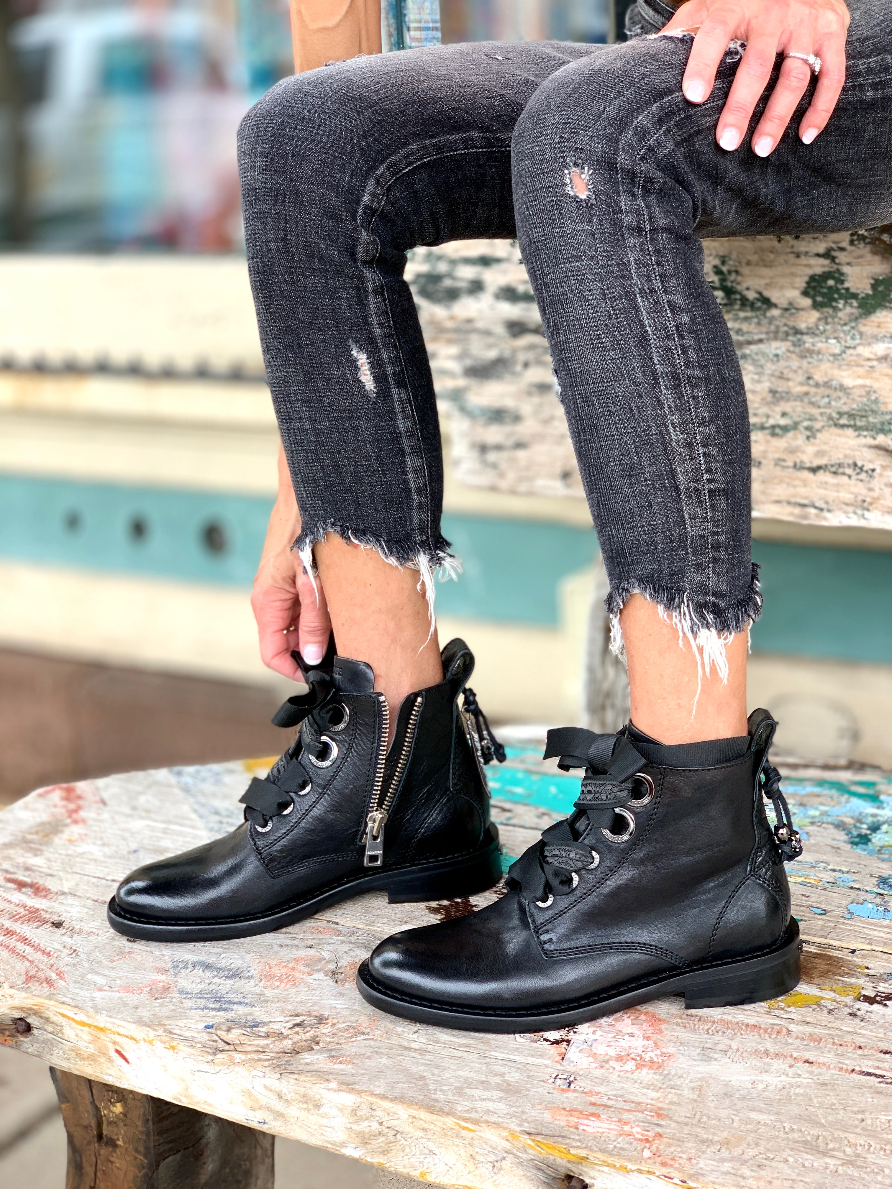 Laureen Roma Boots - Black by Zadig & Voltaire — alternate view
