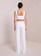 Jordana Knit Bra - White by A.L.C — view 3