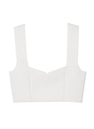 Jordana Knit Bra - White by A.L.C — view 5