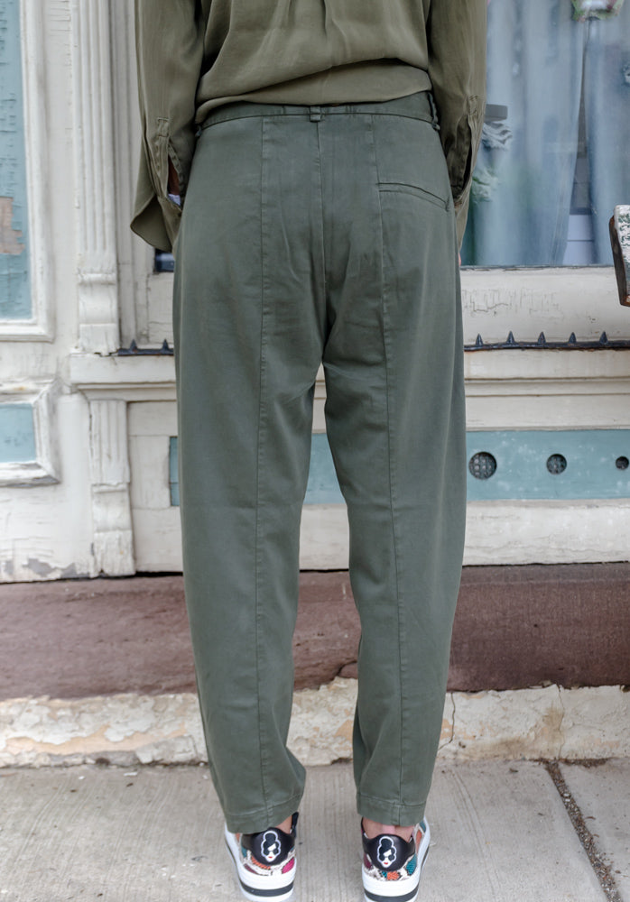 Comfort Fit Trousers - Green by Transit Par-Such — view 4