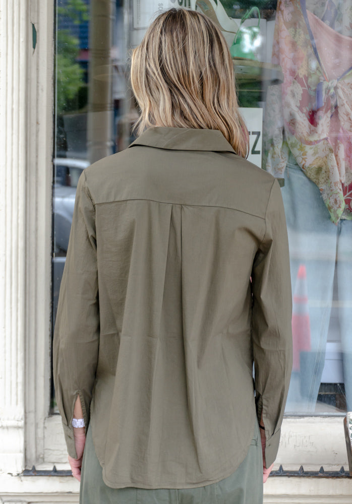 Button-Up Shirt - Khaki by Tandem — view 6