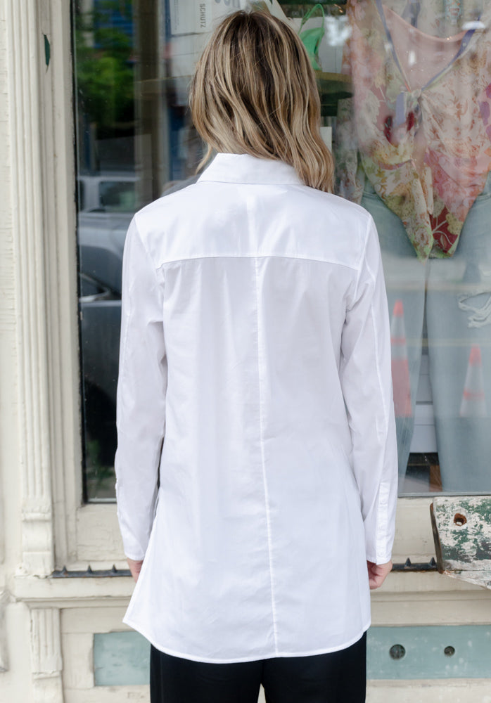 Button-Up Shirt - White by Transit Par-Such — view 6