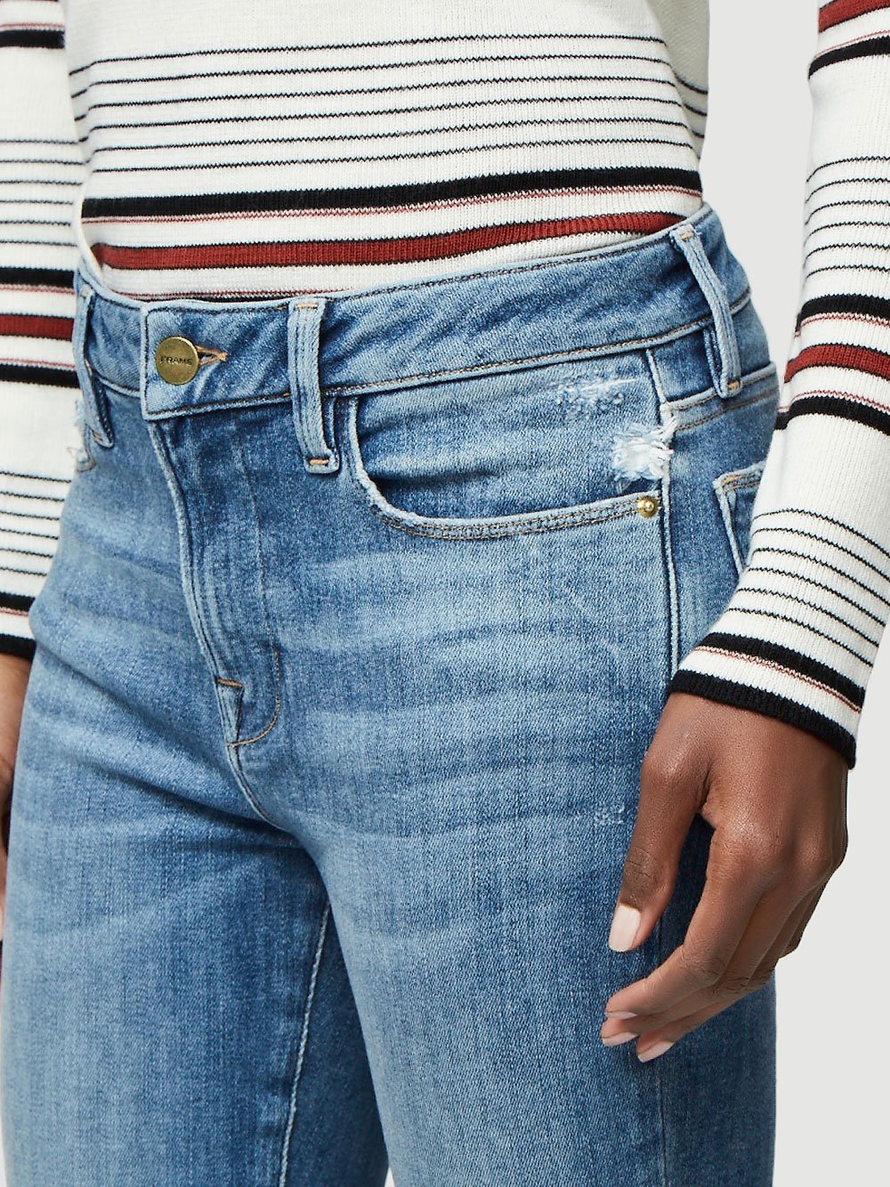 Le High Skinny Crop - Amal by Frame — view 3