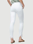 Le High Skinny Shredded Raw - Blanc by Frame — view 3