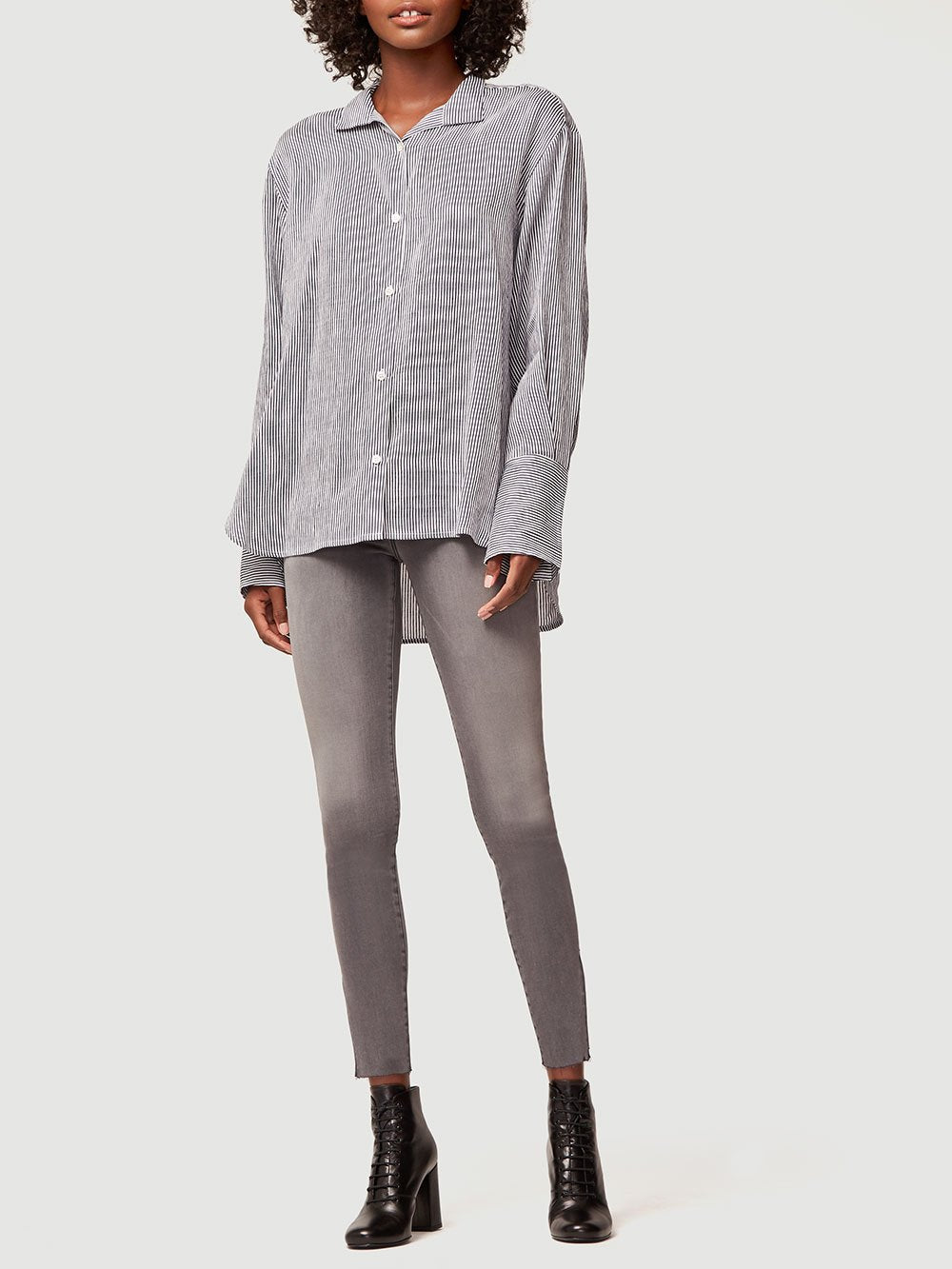 Le Skinny de Jeanne Raw High Slit - Dunaway by Frame | 25 South Boutiques