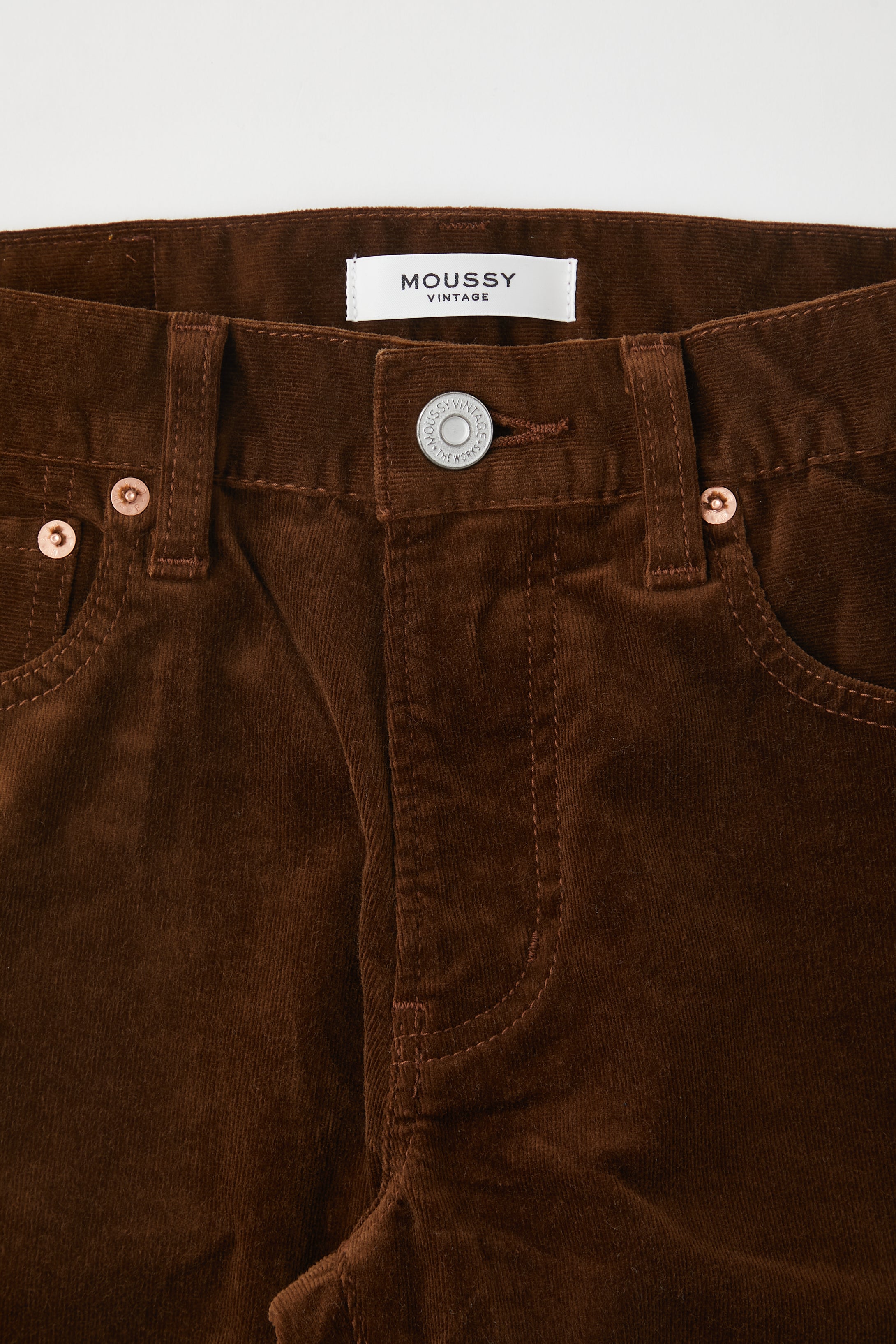 MV Lyndon Corduroy Skinny - Camel by Moussy — view 4