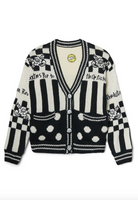 Pop Revolution Cardigan - Black / White by NO! Jeans — alternate view