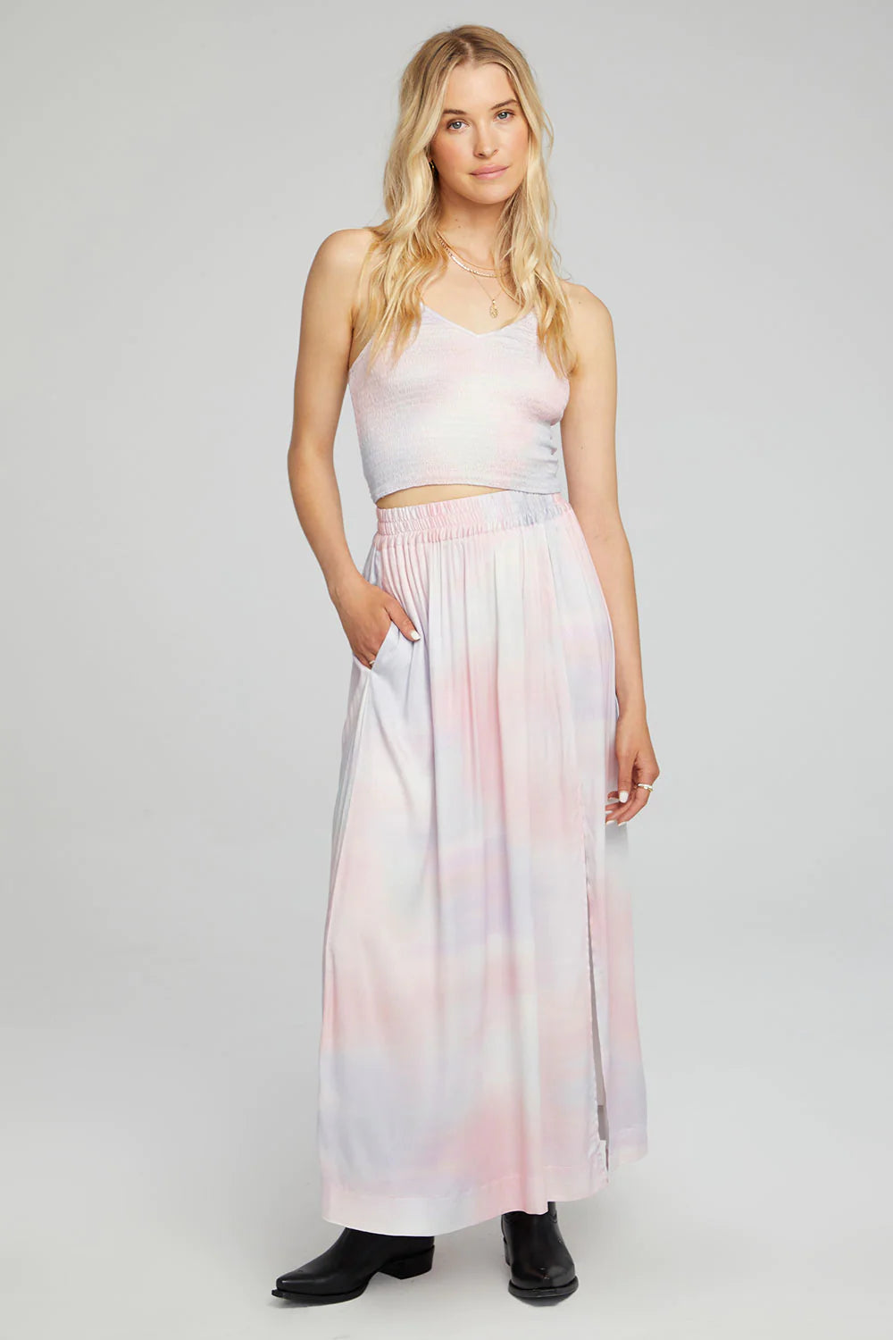 Delvie Maxi Skirt - Multi by Saltwater Luxe | 25 South Boutiques