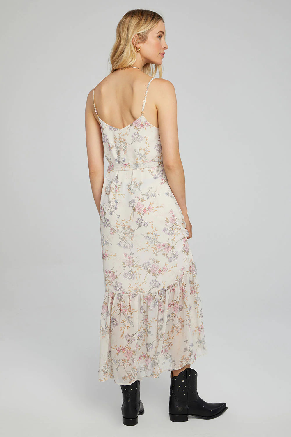 Rossen Midi Dress - Vanilla by Saltwater Luxe — view 3
