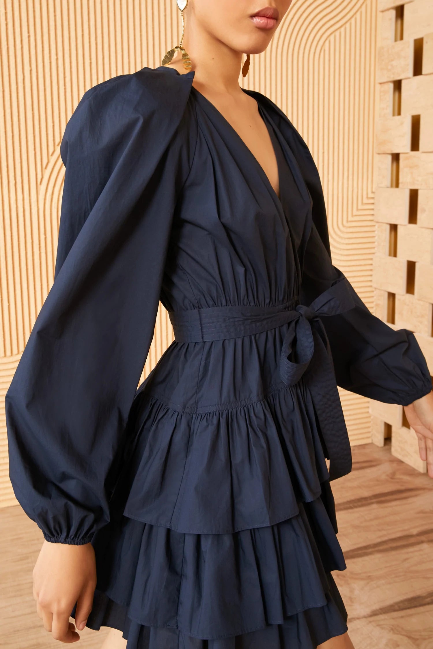 Miranda Dress - Midnight by Ulla Johnson — view 3