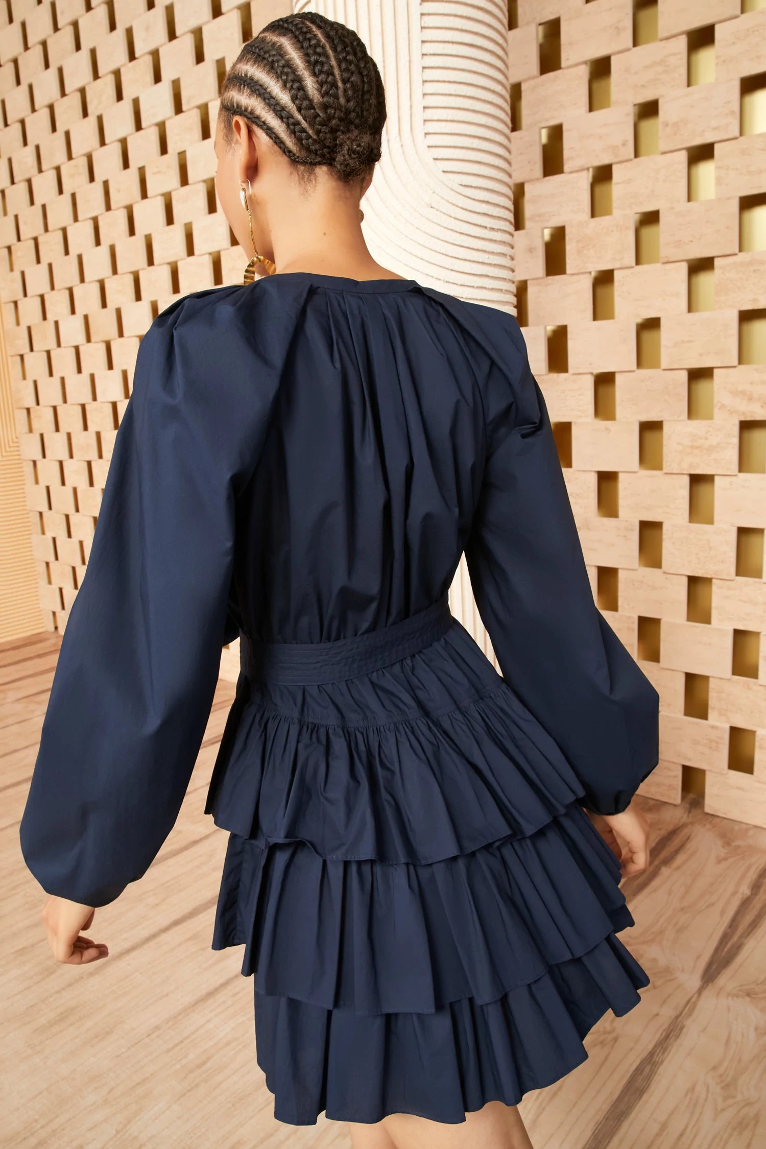 Miranda Dress - Midnight by Ulla Johnson — view 4