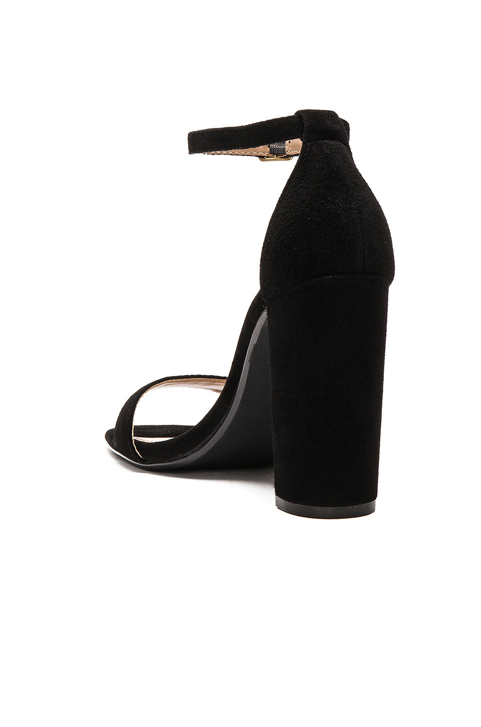 Carrson Heel - Black Suede by Steve Madden — view 3