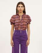 Corine Top - Purple Sapphire by Ulla Johnson | 25 South Boutiques