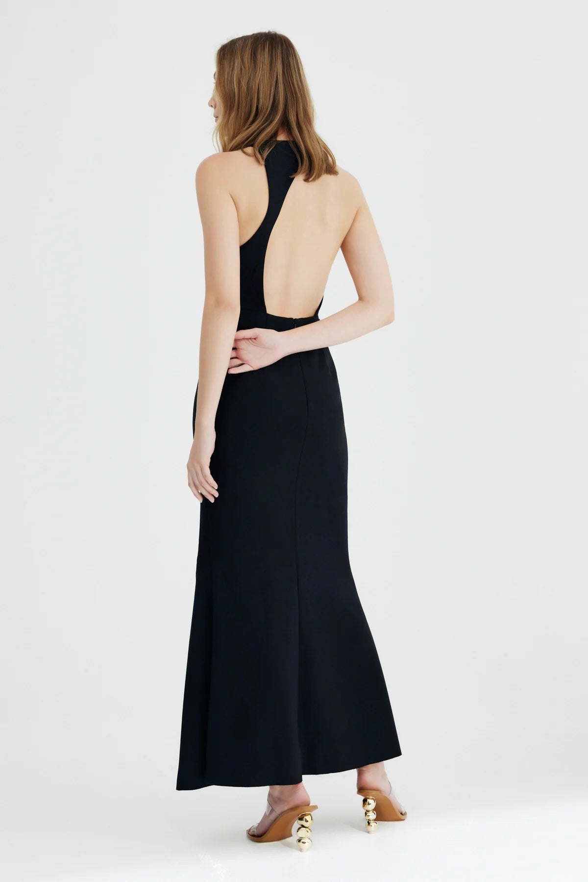 Poet High Neck Dress - Black by Significant Other — alternate view