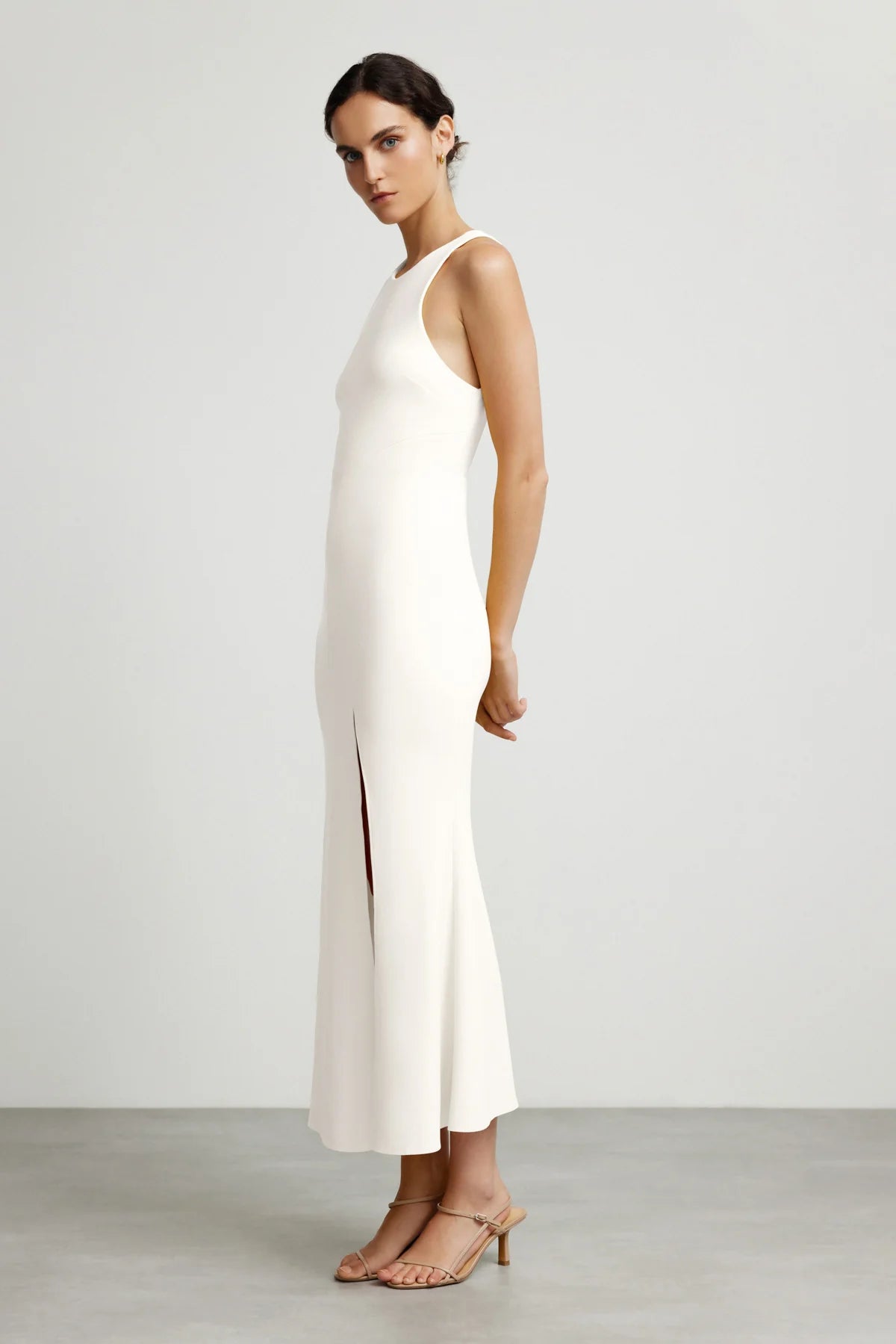 Poet High Neck Dress - Buttercream by Significant Other — view 3