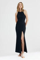 Poet High Neck Dress - Black by Significant Other | 25 South Boutiques
