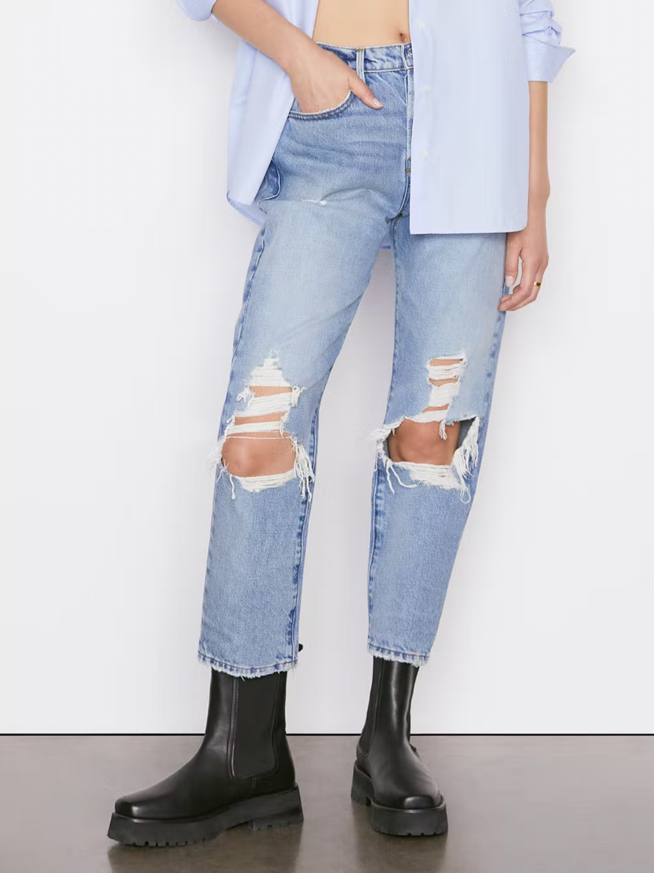 Le Original Slim Straight - Sunkissed by Frame — alternate view