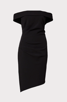 Ally Cocktail Dress - Black by Milly — view 3