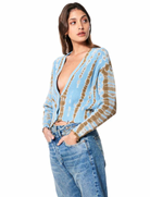 Clark Crop Cardi - Arctic Web Wash by Young Fabulous & Broke | 25 South Boutiques