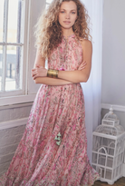 Nora Midi Dress - Rose Pink by Hemant & Nandita — alternate view