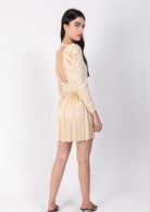 Morgana Mini Dress - Pale Yellow by Sabina Musayev — alternate view