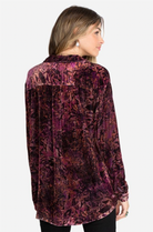 Scarlet Cobra Velvet Oversized Shirt - Multi by Johnny Was — alternate view