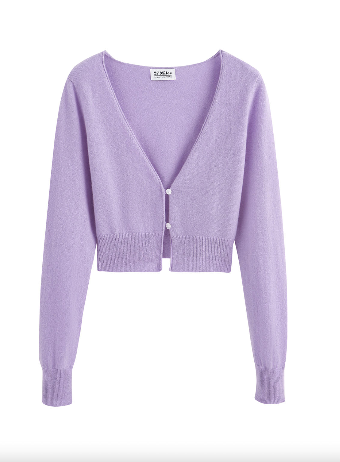 Maiden Mini Cardigan - Lavender by 27 Miles — view 3