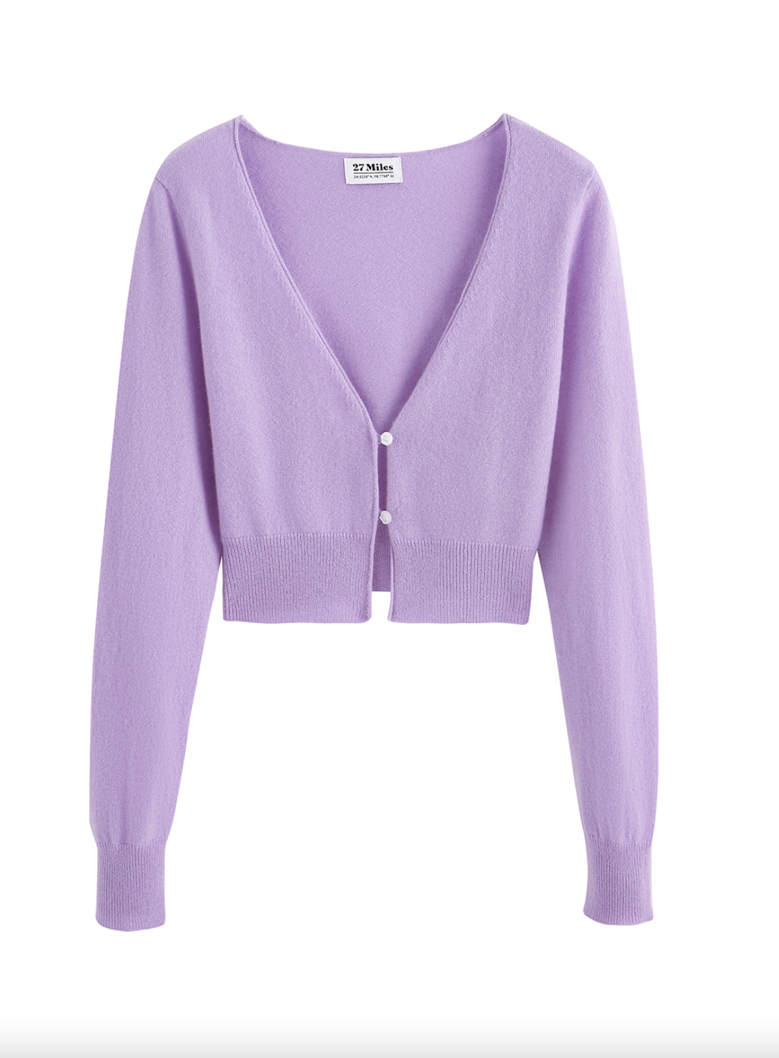 Maiden Mini Cardigan - Lavender by 27 Miles — view 3
