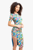 Delina Sheath Dress - Brushed Bloom by Black Halo — alternate view