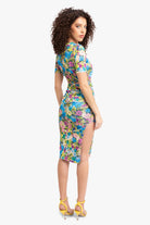 Delina Sheath Dress - Brushed Bloom by Black Halo — view 3